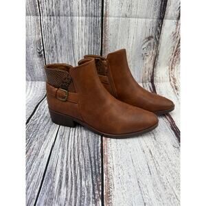 Baretraps Marconi Bootie Light Brown Ankle Boots Size 10M